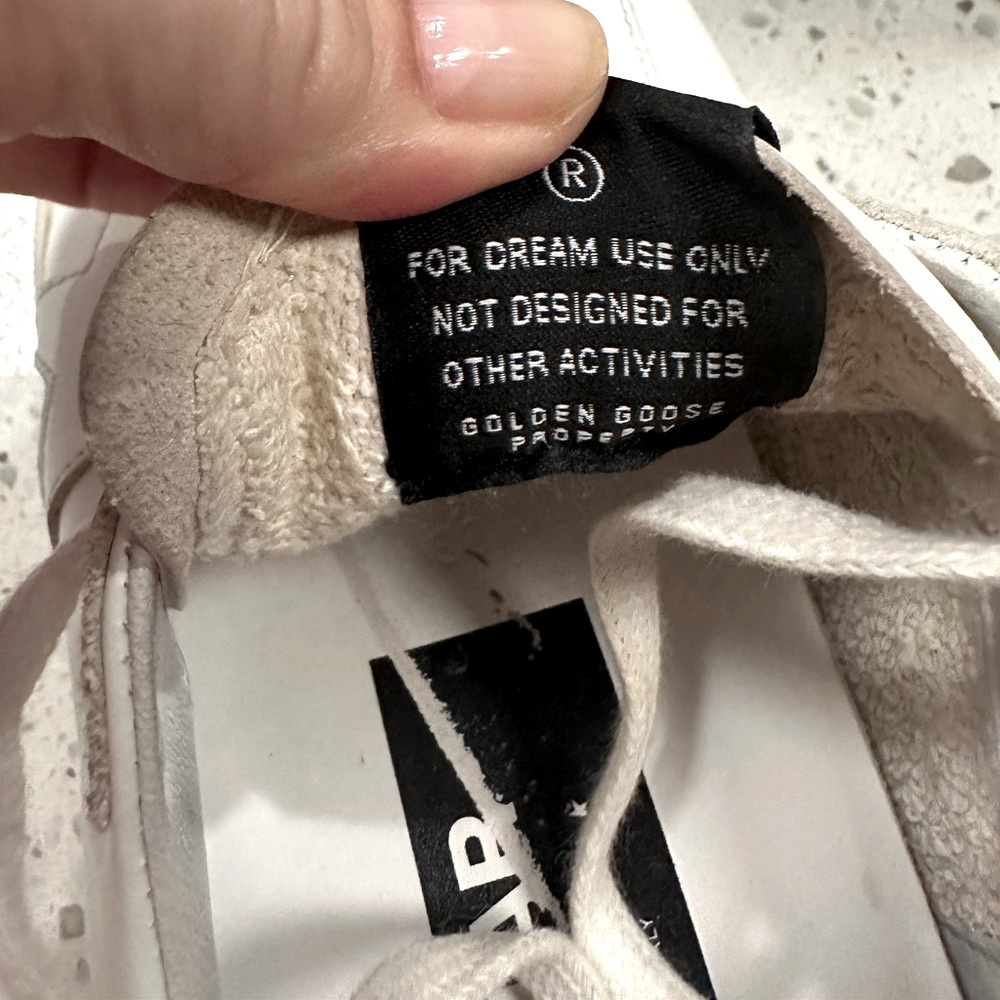 Golden Goose Hi Star 39 white and silver with box - Picture 8 of 13